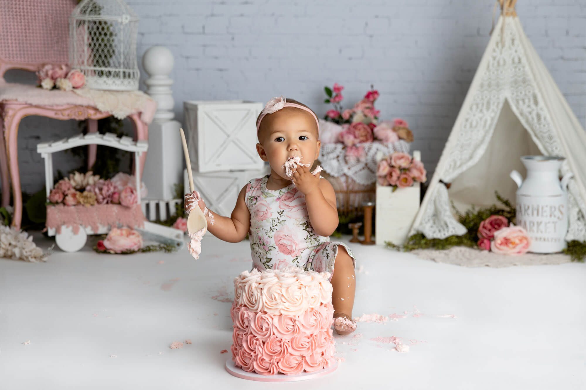 southern oregon cake smash photographer 32